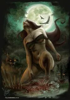 Wolf Woman by andrebdois on deviantART Horror art, Dark fant