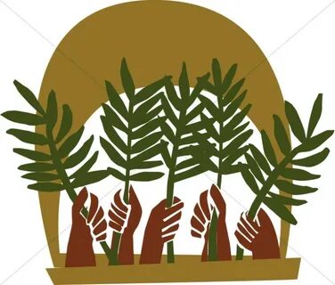 Library of palm sunday image transparent stock free png file
