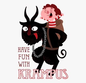 Teefury Have Fun With Krampus , Free Transparent Clipart - C