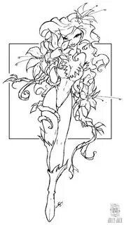 Poison Ivy Finch Coloring Pages Sketch Coloring Page