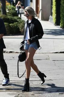 Hailey Baldwin in Jeans Shorts -10 GotCeleb