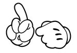 Fingers clipart mickey mouse, Picture #1098778 fingers clipa