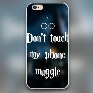 Harry Potter Dont Touch My Phone Muggle Design case iPhone i