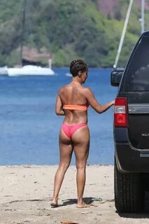 Jada Pinkett Smith in Red Bikini -15 GotCeleb