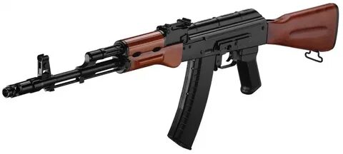 ICS AK 74 Real Wood Stock and Foregrip Airsoft Gun AEG - Air