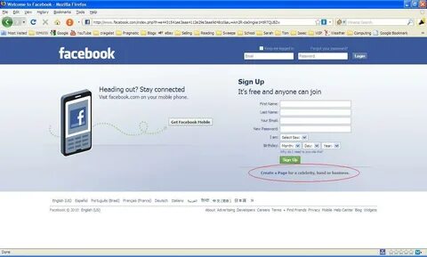 FACEBOOK.COM LOGIN TO FACEBOOK PASSWORD PAGE YAHOO PAGE - AT