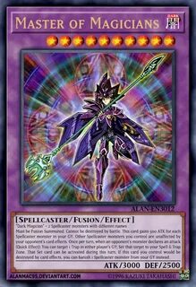 Super Fan-made card Effect: "Dark Magician" + 2 Spellcaster 