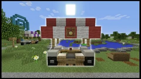 Minecraft Tutorial: How To Make A Food Stand - YouTube