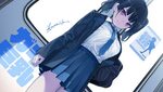 Anime Anime Girls Digital Art Artwork 2D Kaedeko School Unif