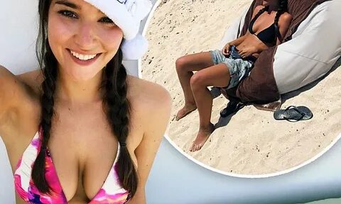 Home And Away's Rhiannon Fish flaunts cleavage in Fiji Daily