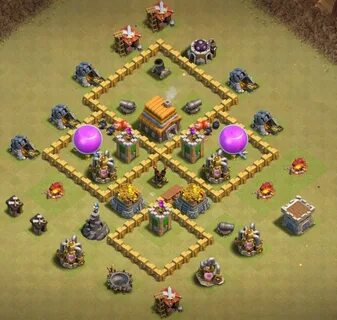 20+ (BEST) TH5 War Base (Copy Link) 2021 " Bestcocbases