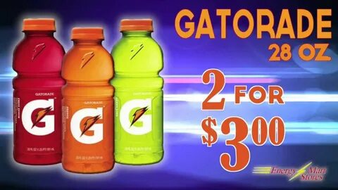 EM Gatorade 28 oz 2 for $3 - YouTube