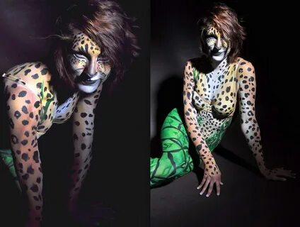 Art Body Painting Leopard Body Painters: Anna Wilinski and. 