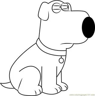 Labrador Coloring Brian Griffin Retriever Pages Dog Drawing 