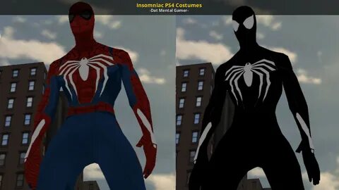 Insomniac PS4 Costumes Spider-Man: Web of Shadows (Wii) Mods