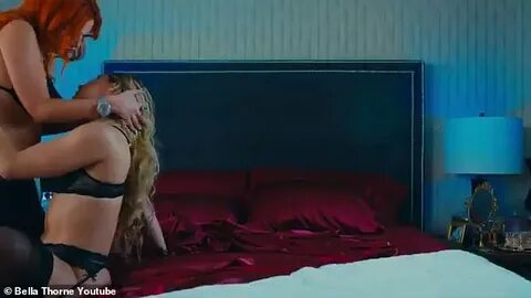Bella Thorne films steamy lesbian sex scenes in her raunchy 