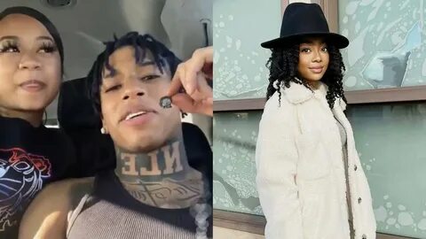 NLE Choppa And His Ex Blasian Goes Back And Forth Over Skai 