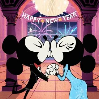 Mickey Mouse on Instagram: "First kiss of the New Year! 🎆 ❤ 