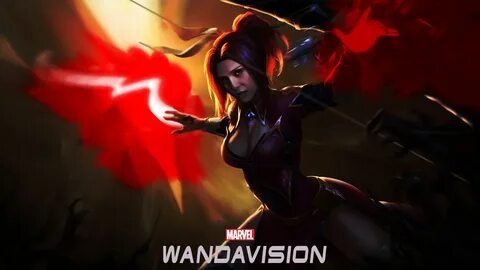 Scarlet Witch Wandavision Poster - *Battle Angel* Scarlet wi