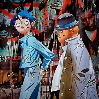 2D and Russel Gorillaz phase 4 Gorillaz, Gorillaz art, Beaut