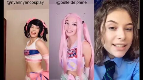 Belle Delphine vs Nyanyancosplay vs Geórgia Here Or Miss - Y