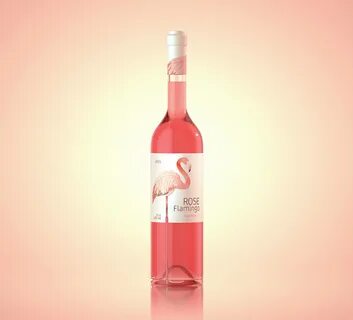 Rose Flamingo Wine on Behance