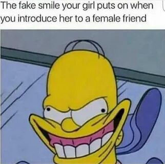 Pin by Panda on сохры Funny memes, The simpsons, Fake smile