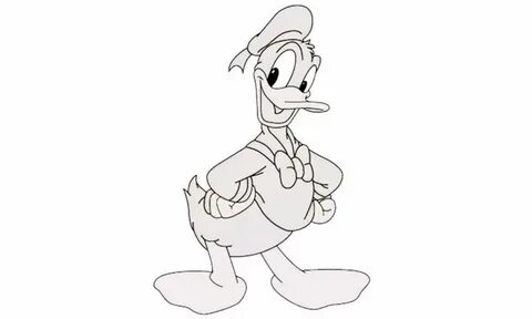 Images Of How To Draw Donald Duck Easy