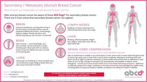 Secondary Breast Cancer Infographic - #SBCinfographic