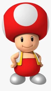 Super Mario Mushroom Png - Red Toad From Mario, Transparent 