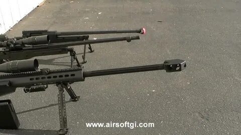 Airsoft GI - SOCOM Gear Barrett M82 Full Metal Sniper Rifle 