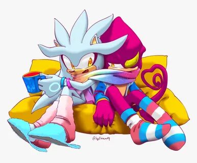 Silver And Espio Art, HD Png Download - kindpng