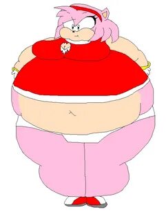 Free download Very Fat Amy Rose by SonicBurster -- Fur Affin