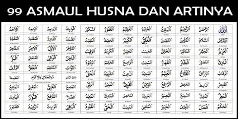 99 Names Asmaul Husna Pdf Download Informasi & Tips