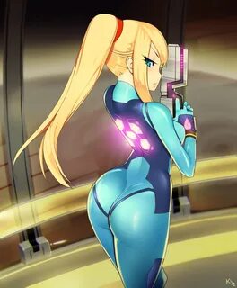 Safebooru - 1girl ass blonde hair blue eyes bodysuit from be