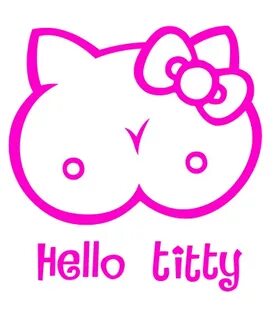 Hello Titty Vinyl Sticker - £ 1.99 : Blunt.One, Affordable b