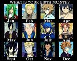 Fairy Tail & Soul Eater Pics - WHAT IS YOUR BIRTH MONTH? Fai