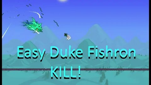 Terraria Easy Duke Fishron - YouTube