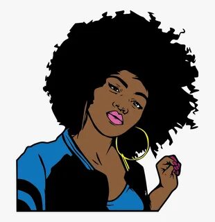 Strong Black Woman Clipart, HD Png Download - kindpng