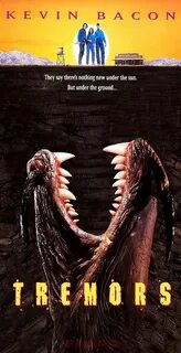 Tremors (1990) (((CLICK GIF))) Horror movie posters, Movie p