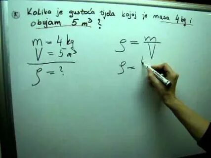Fizika 7 video 103 -- instrukcije iz fizike za sedmi razred 