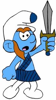 Nanny Smurf: As She Was First Created, Smurfette - home inte