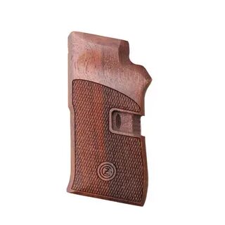 CZ 52 WOOD GRIPS (CHECKERED WITH LOGO) - Triple K