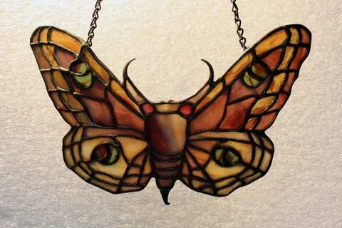 stain glass moth Stained glass butterfly, Glass butterfly, S