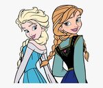 Frozen Anna And Elsa Clipart, HD Png Download , Transparent 