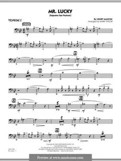 H. Mancini: Mr. Lucky (Soprano Sax Feature) ноты на MusicaNe