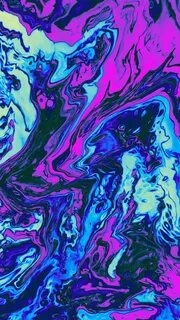 Pink and blue ( by Geoglyser ) Artistic wallpaper, Trippy wa