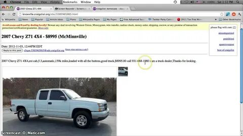 Craigslist Knoxville TN Used Cars For Sale by Owner - Cheap 
