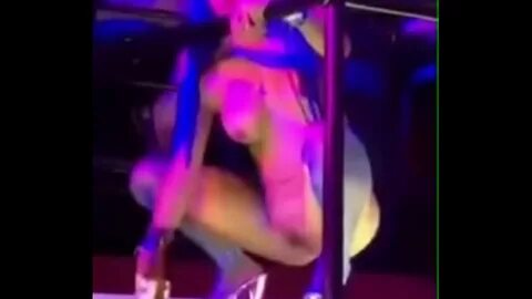 Cardi b shoves bottle in and out of pussy hole in strip club. 