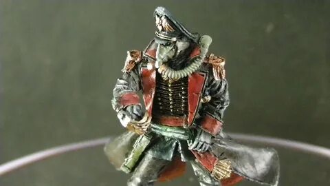 How to paint Warhammer 40K Death Korps of Krieg Commissar - 